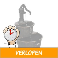 Waterpartij 2-traps met sierpomp