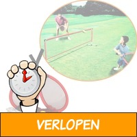 Tennisset tuin 2 personen incl. net