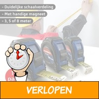 12 Pack Rolmaat met Magneet Toolwelle