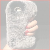 Faux fur smartphone case