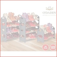 O'daddy schoenenrek voor 30 paar schoene..