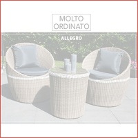 Stapelbare wicker loungeset