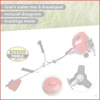 Benson 2-in-1 bosmaaier en grastrimmer