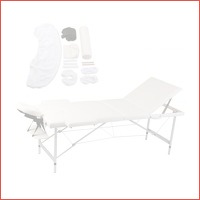 Massagetafel inklapbaar met aluminium fr..