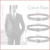 Calvin klein leren herenriem