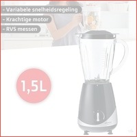 Grundig Glazen Blender 1,5L