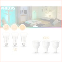 Philips Gue GU10 of E27 starterkit