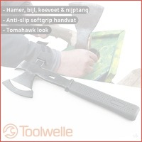 Toolwelle Bijl Multifunctioneel 4-in-1