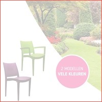 Kleurrijke design tuinstoelen