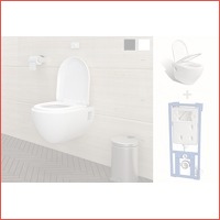 Zwevend design wandtoilet