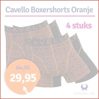 4-pack Cavello Oranje boxershorts