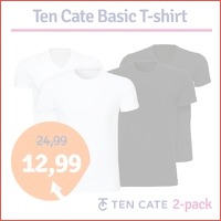 2 x Ten Cate Basic T-shirts