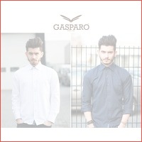 Italiaans Gasparo slim-fit overhemd