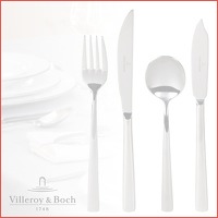 4-delige Villeroy en Boch Piemont bestek..