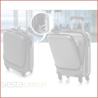 Handbagage trolley met TSA-slot