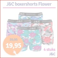 4-pack JC Flower boxershorts