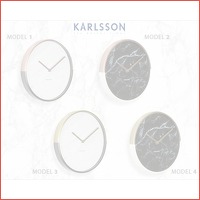 Karlsson Marble Delight wandklok