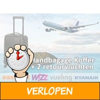 Leonardo handbagage koffer + vliegtickets voucher!