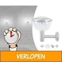 Wandlamp met Zonnepaneel