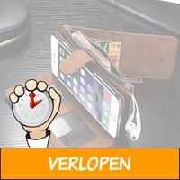 Echt lederen smartphone case