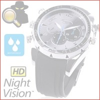 Waterdicht 8 GB Spy horloge