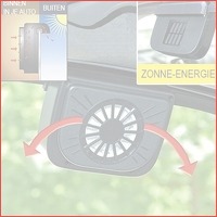 Auto-ventilator op zonne-energie