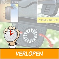 Auto-ventilator op zonne-energie