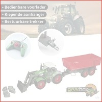 Gearbox tractor met aanhanger XL