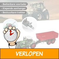 Gearbox tractor met aanhanger XL