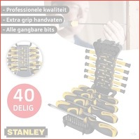 40-delige Stanley Schroevendraaierset