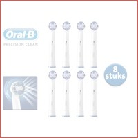 8 Oral-B Precision Clean opzetborstels