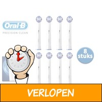 8 Oral-B Precision Clean opzetborstels