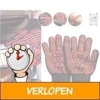 Hittebestendige handschoen voor bbq en oven