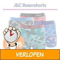 4-pack JC Dot boxershorts combi