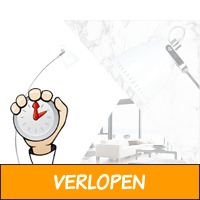 Boog vloerlamp met marmeren voet