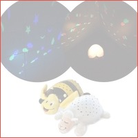 Pluche knuffel met LED projector