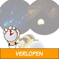 Pluche knuffel met LED projector