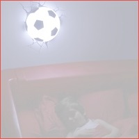 3D lamp voetbal