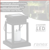 Ranex LED Solar tuinlamp