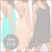 Beach dress in 3 kleuren