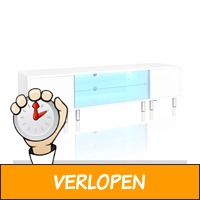 Hoogglans LED TV meubel