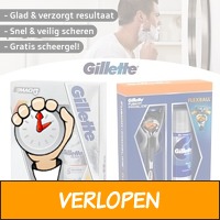 Gillette scheerpakketten met scheergel