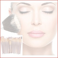 20-delige make-up kwasten set