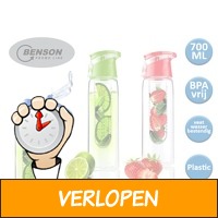 Benson Promoline drinkfles met fruit infuser