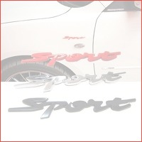 Sportieve sport autosticker