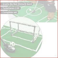 Unieke toilet voetbal set