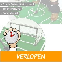 Unieke toilet voetbal set