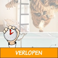 Handgemaakte design touwlamp