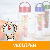 Waterfles met fruit filter