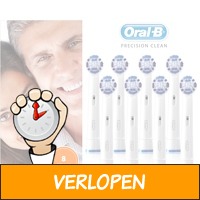 8-pack Oral-B Precision Clean opzetborstels